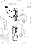 Porte-balais charbon pour PBH 240 RE